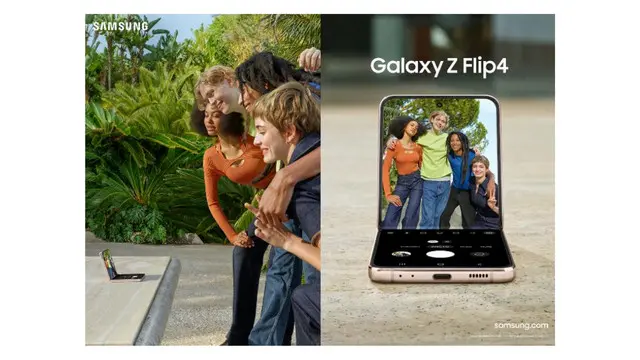 Samsung Galaxy Z Flip4 5G.