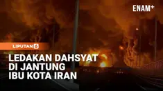 Kebakaran besar melanda ibu kota Iran pada Minggu setelah serangan udara Israel menghantam infrastruktur minyak di Teheran. Api dan asap tebal terlihat membumbung tinggi dari sejumlah lokasi, membuat langit kota tampak gelap seperti belum fajar, menu...