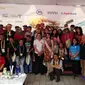 Ketua Badan Ekonomi Kreatif (Bekraf) Triawan Munaf ikut meramaikan acara 1O1 Travel Sketch yang kali ini digelar di Bogor. Foto: Ahmad Ibo/ Liputan6.com.