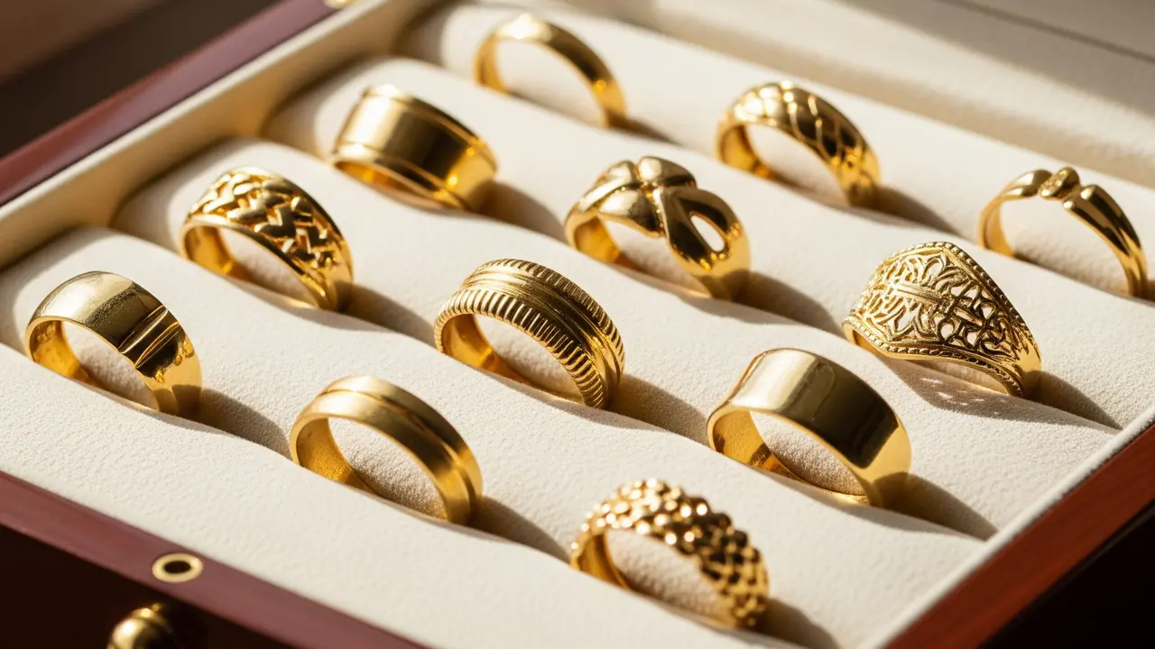6 Model Cincin Emas Terbaru untuk Ibu Usia 40-an,  Tampil Stylish dan Elegan
