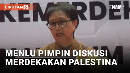 VIDEO: Menlu Retno Pimpin Diskusi Upaya Dukung Kemerdekaan Palestina Bersama Ahli Hukum