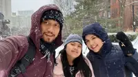 AHY, Annisa Pohan, dan Almira Tunggadewi Yudhoyono. (Screenshot Instagram @agusyudhoyono/https://www.instagram.com/p/B6Ms55knZZ6/Putu Elmira)