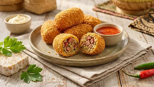 cara membuat kroket tempe yang renyah