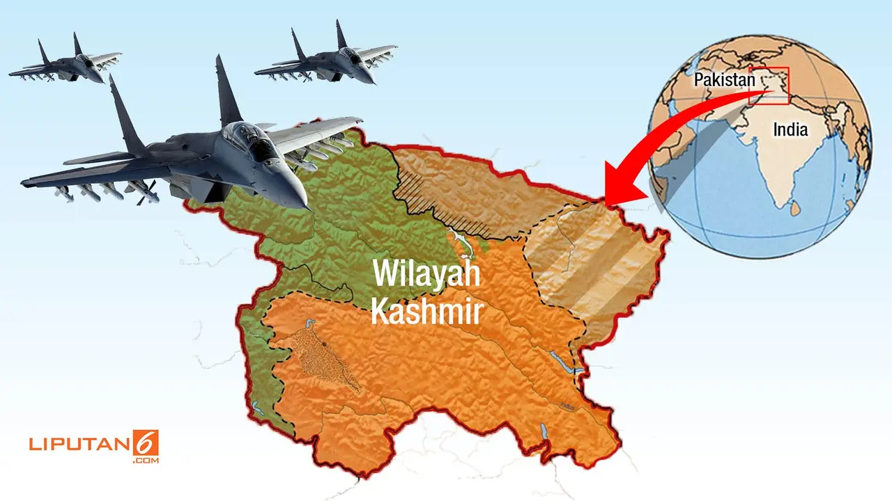 Banner Infografis Adu Kekuatan Tempur Pakistan Vs India