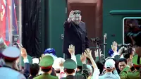 Kim Jong Un Hadiri Parade Militer China dengan Kereta Lapis Baja