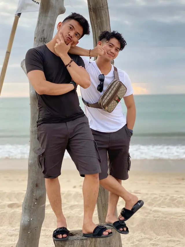 7 Momen Liburan Rizki dan Ridho D'Academy di Bali, Seru Banget