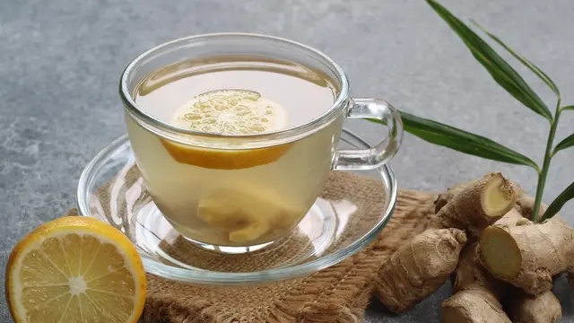 wedang jahe lemon