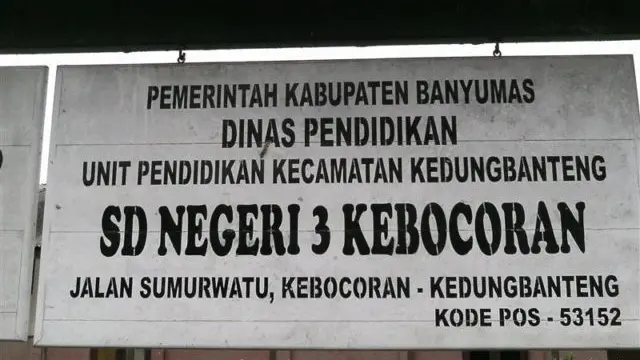 6 Nama SD Absurd Tentang Sinyal Tanda Bahaya, Mau Ketawa Tapi Takut Dosa