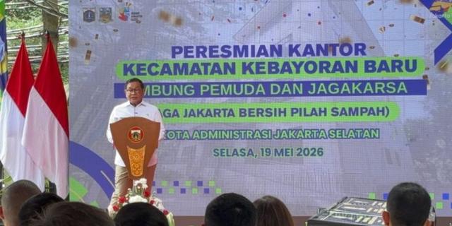 Pramono Resmikan Dua Embung di Jaksel, Kurangi Genangan hingga Perkuat Daya Tampung Air
