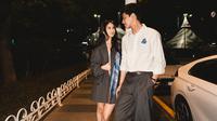 Gaya Leya Princy dan El Putra di Korea Selatan. [IG: @harleyavaprincy]