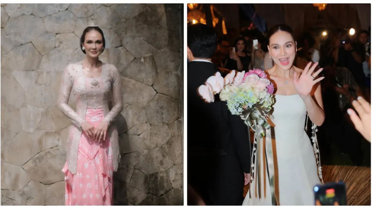 6 Potret Penampilan Luna Maya dari Siraman hingga After Party, Memukau di Usia 41