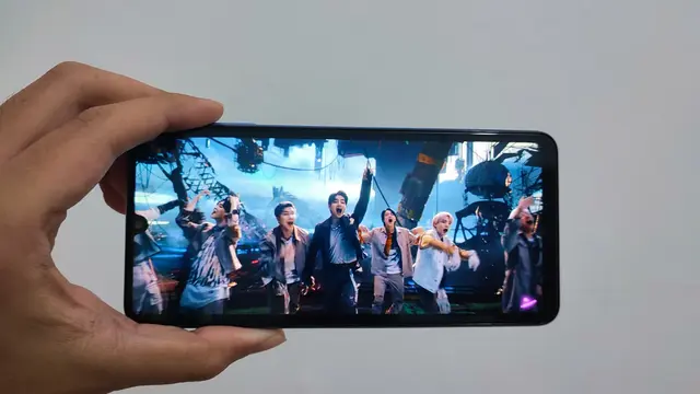 Samsung Galaxy M22 (Liputan6.com/Giovani Dio Prasasti)