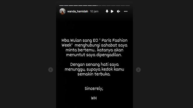 Wanda Hamidah Akan Dilaporkan, Buntut Kritik Soal Kehebohan Paris Fashion Week