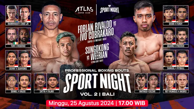 Live Streaming HW Sport Night Vol. 2 di Vidio