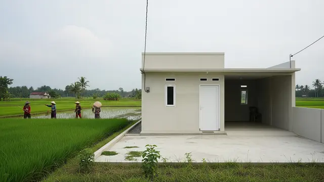 Rumah 6x9 dengan Halaman Samping Terbuka