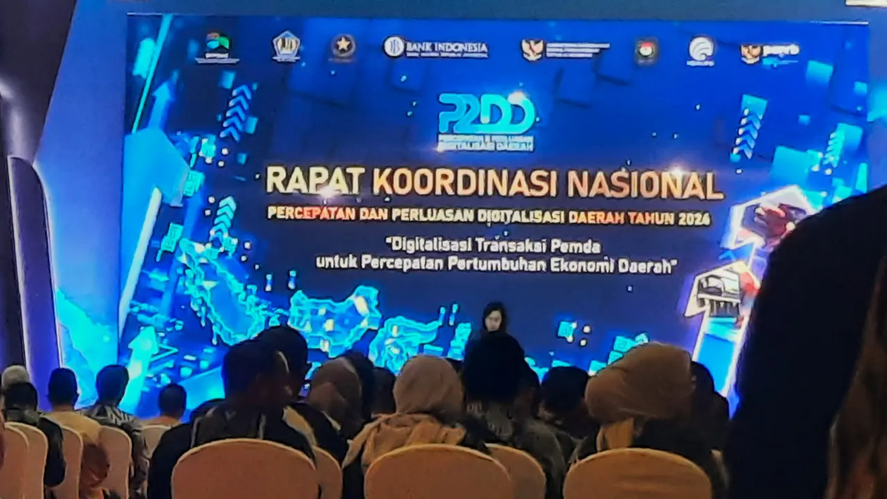 Rakornas Percepatan dan Perluasan Digitalisasi Daerah (P2DD) 2024