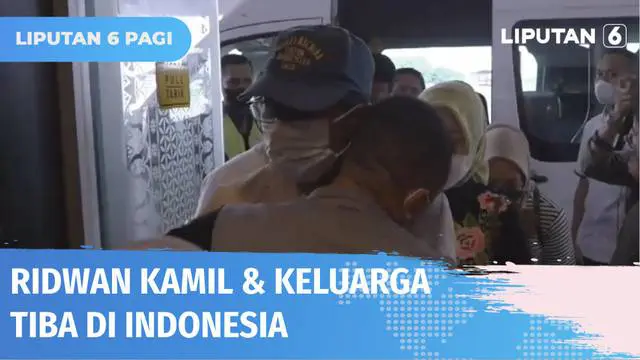 VIDEO: Ridwan Kamil dan Keluarga Tiba di Indonesia, Erwin: Mohon Berikan Ruang Privasi