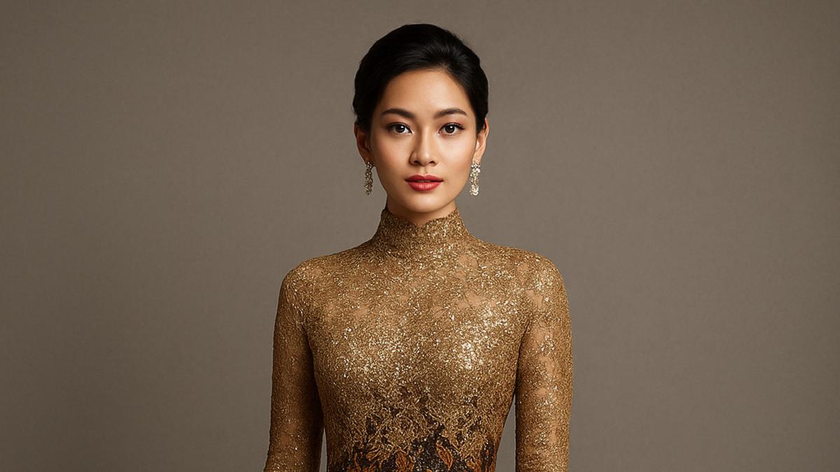 7 Long Dress Batik Kombinasi Brokat Lengan 3/4, Ciptakan Tampilan Mewah &amp; Anggun di Segala Acara 2025