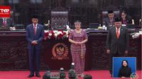 Presiden Joko Widodo (Jokowi) pada Penyampaian Keterangan Pemerintah Atas RUU APBN Tahun Anggaran 2024 beserta Nota Keuangan. (Photo dok. Youtube DPR RI)