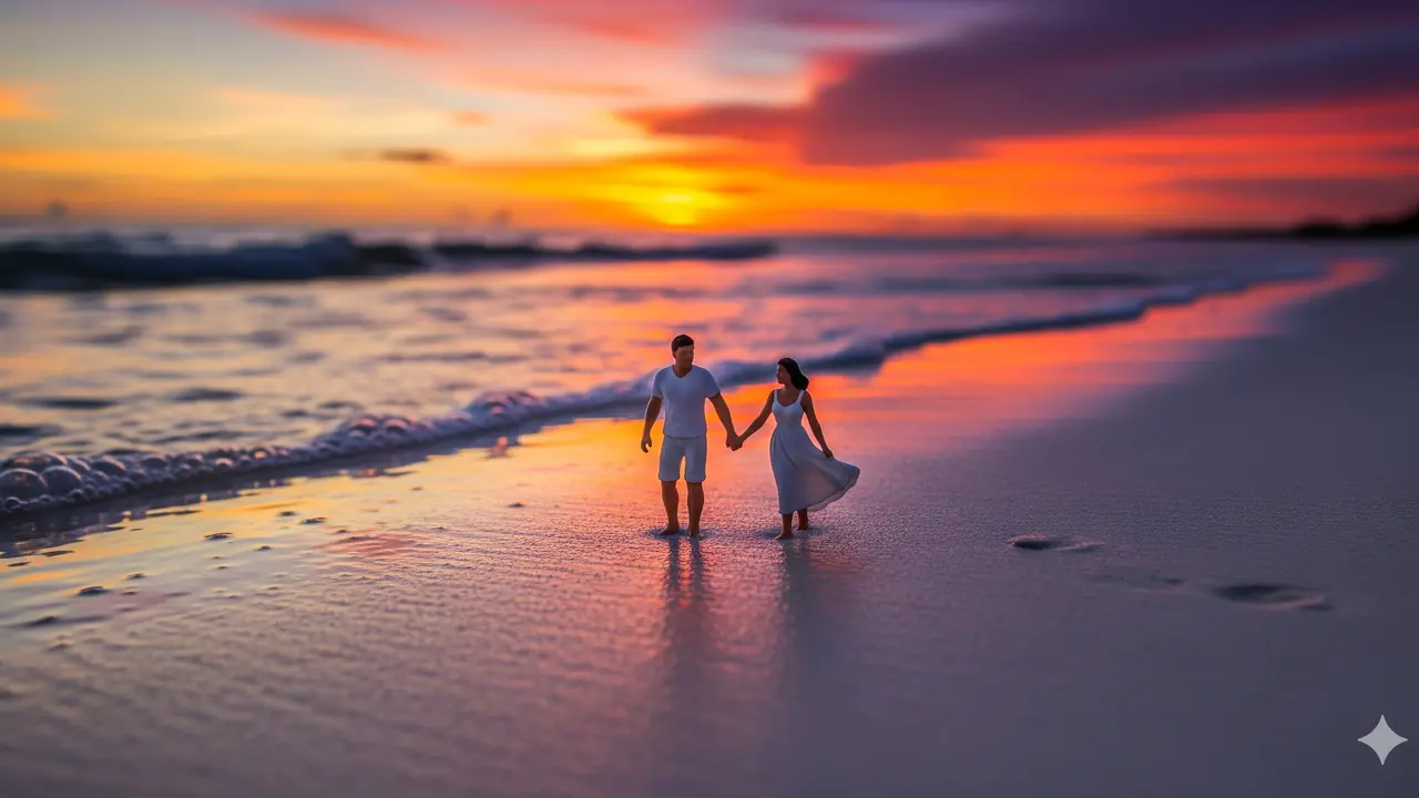 Prompt Gemini AI Miniatur Viral Bareng Pasangan (Foto: Gemini AI)