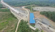 PT Hutama Karya Infrastruktur (HKI) melanjutkan konstruksi Jalan Tol Binjai-Pangkalan Brandan. (Foto: Hutama Karya)