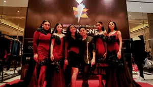 Migi Rihasalay dan Wisnu Aji Pamer Busana Mawar Hitam Berdarah di Face of Indonesia 2026
