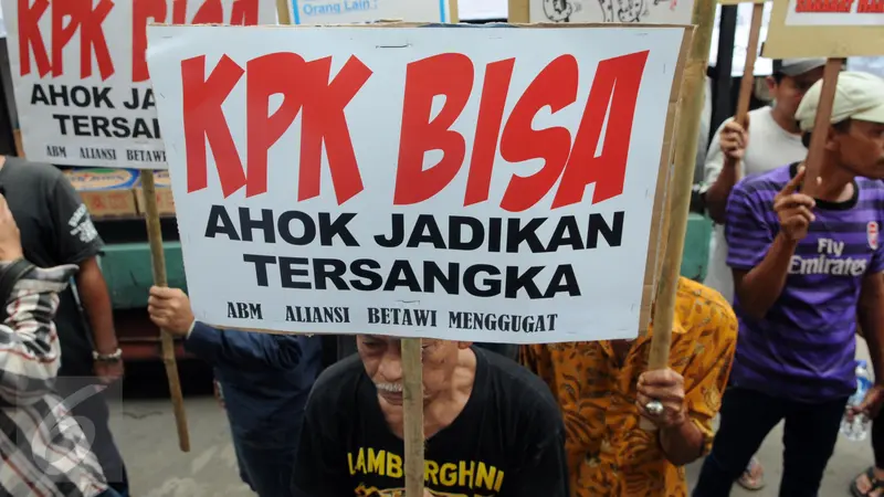 20151207-Massa Gerakan Lawan Ahok Sambangi KPK