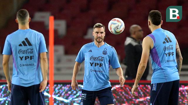 Latihan Resmi Timnas Argentina Jelang Laga FIFA Matchday Melawan Timnas Indonesia