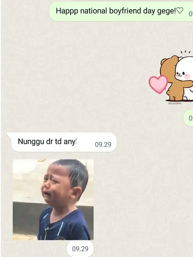 6 Balasan Chat Ucapan Happy National Boyfriend Day Ini Bikin Senyum Sendiri