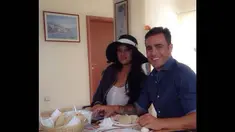 chef Farah Quinn dan mantan kapten timnas Italia, Fabio Cannavaro, dikabarkan diam-diam memiliki hubungan khusus, Jkaarta, (7/10/14). (instagram.com/farahquinnofficial)