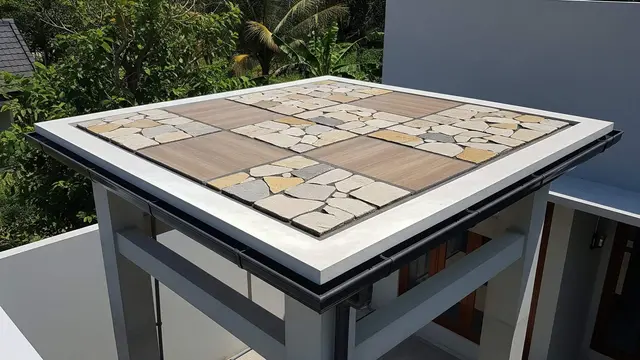 Desain Atap Pelindung Toren yang Estetik