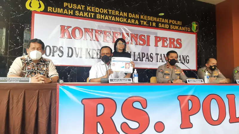 RS Polri identifikasi jenazah korban kebakaran Lapas Tangerang