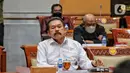 Jaksa Agung ST Burhanuddin saat mengikuti rapat dengar pendapat dengan Komisi III DPR RI di Jakrta, Selasa (23/8/2022). Rapat tersebut membahas perkembangan kasus Korupsi Surya Darmadi 78 T dan kasus Korupsi PT Waskita Beton Precast Tbk. (Liputan6.com/Angga Yuniar)