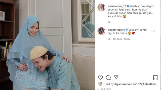 Anisa Rahma dan Anandito Dwis (Foto: Instagram/@anisarahma_12)