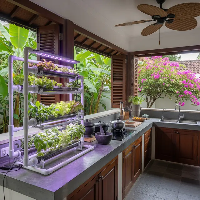 Kebun Sayur Dekat Dapur (Image by Gemini AI)