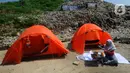 Ketinggian tumpukan sampah di TPA Cipayung bahkan bisa mencapai 30 meter dan melebihi batas tinggi yang seharusnya hanya mencapai 23 meter saja. (merdeka.com/Arie Basuki)