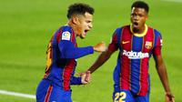 Philippe Coutinho - Kondisi keuangan yang sedang terpuruk membuat Barcelona berniat menjual banyak pemain termasuk Coutinho. Nantinya hasil penjualan Coutinho bisa mengurangi beban finansial Barcelona. Sayang, hingga saat ini belum ada klub yang tertarik memboyongnya. (Foto: AP/Joan Monfort)