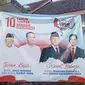 Kegiatan syukuran 10 tahun pemerintahan Jokowi sekaligus menyampaikan harapan terhadap kepemimpinan baru Prabowo-Gibran menuju Indonesia emas. (ist)