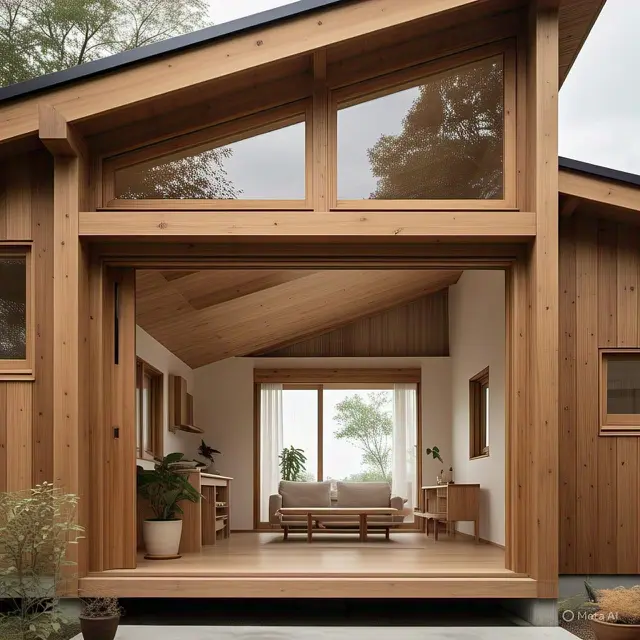 Inspirasi Rumah Sederhana dari Kayu