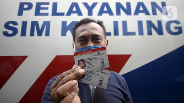 FOTO: Pelayanan SIM Keliling di Masa Pandemi COVID-19