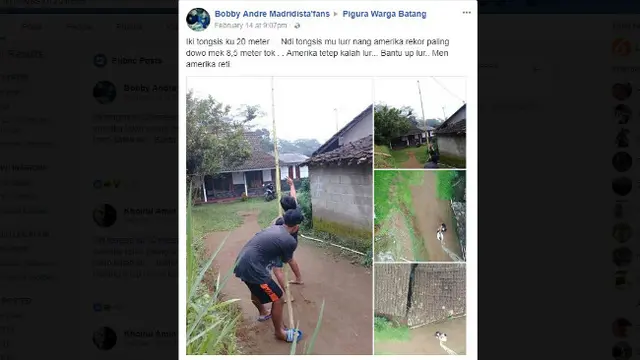 Tongsis 20 Meter Warga Batang