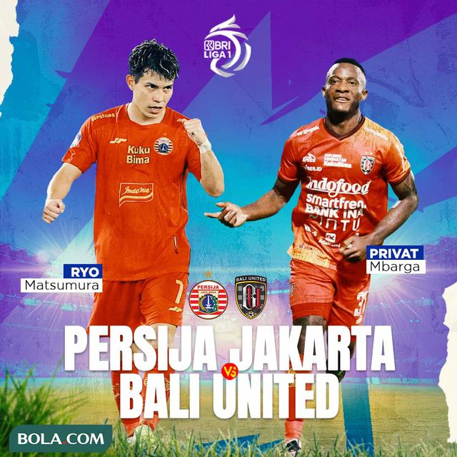 BRI Liga 1 - Duel Antarlini - Persija Jakarta Vs Bali United