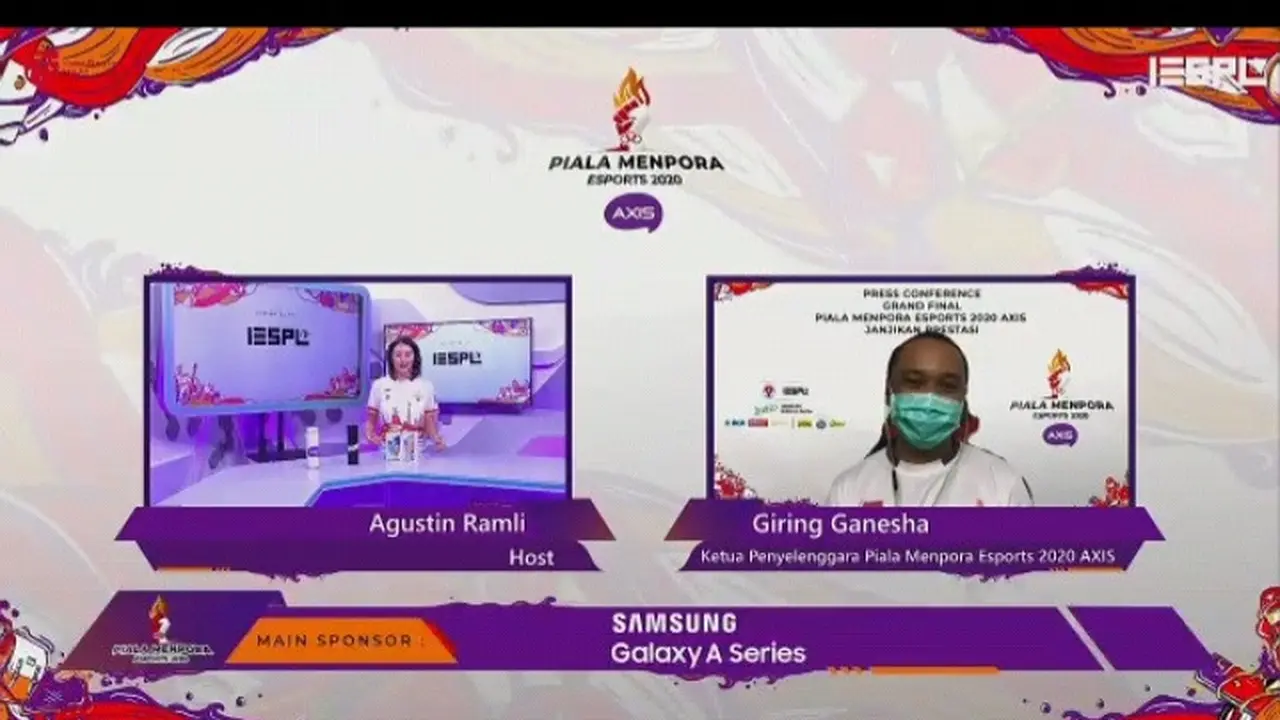 Giring Ganesha - Piala Menpora Esports 2020