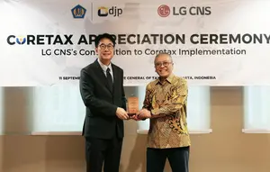 Bangun Coretax hingga Pusat Data AI, LG CNS Sabet Penghargaan dari DJP Kemenkeu
