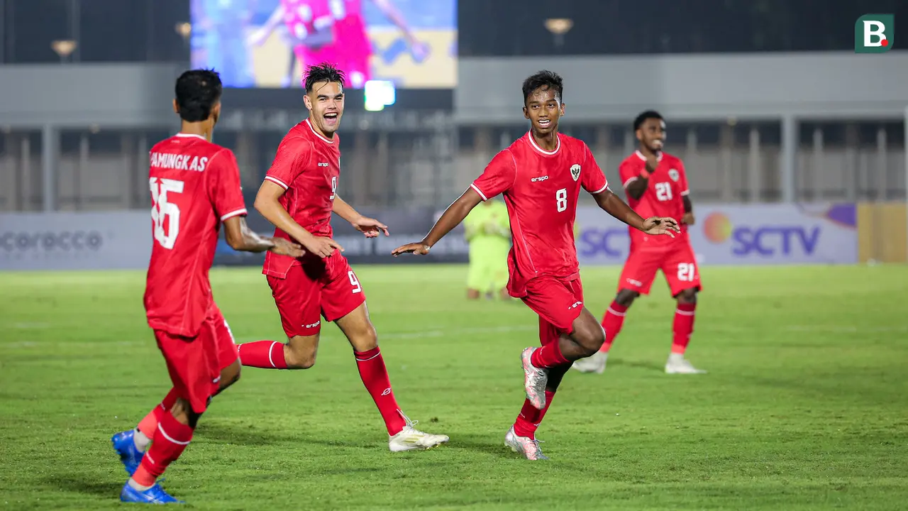 Foto: Sempat Buntu di Babak Pertama, Timnas Indonesia U-20 Pesta Gol atas Maladewa di Kualifikasi Piala Asia U-20 2025