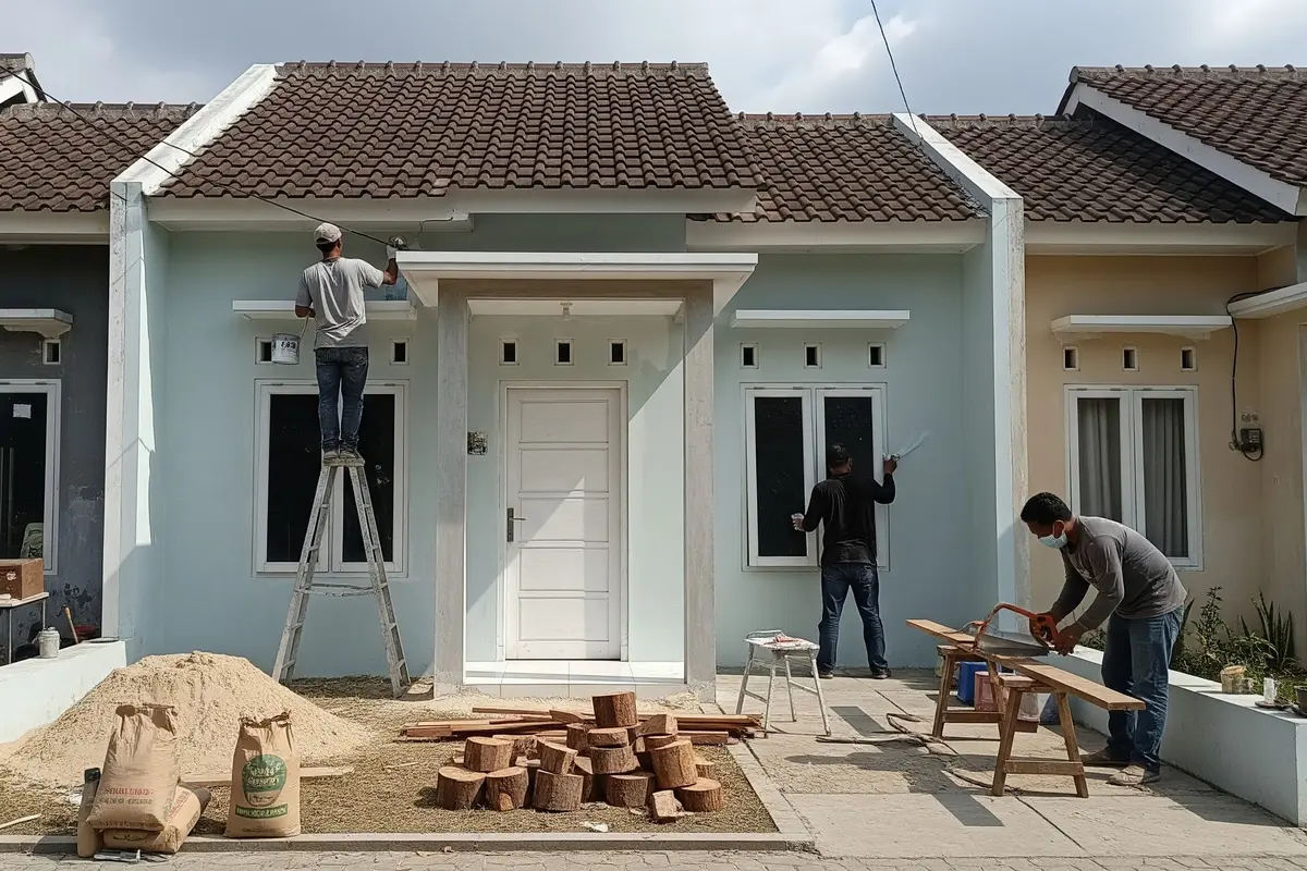 10 Langkah Praktis Bikin Rumah Lama Terlihat Baru Seperti Hasil Renovasi Profesional/ Ilustrasi AI