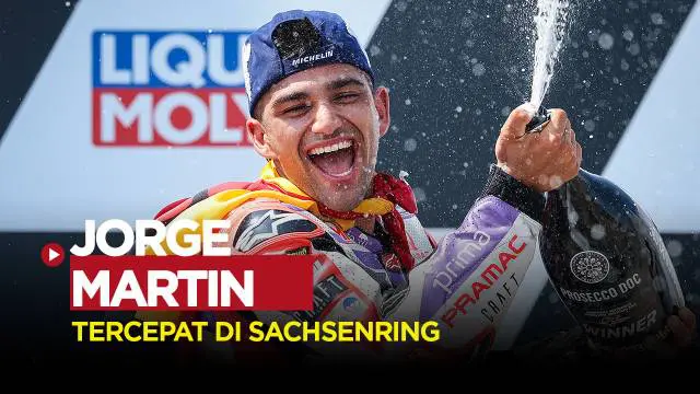 Berita video highlights balapan MotoGP Jerman 2023, Jorge Martin finish tercepat