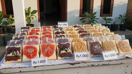 Makanan Kekinian Seribuan yang Bisa Dibuat dalam 3 Menit Sandwich Mini Satu Lapis