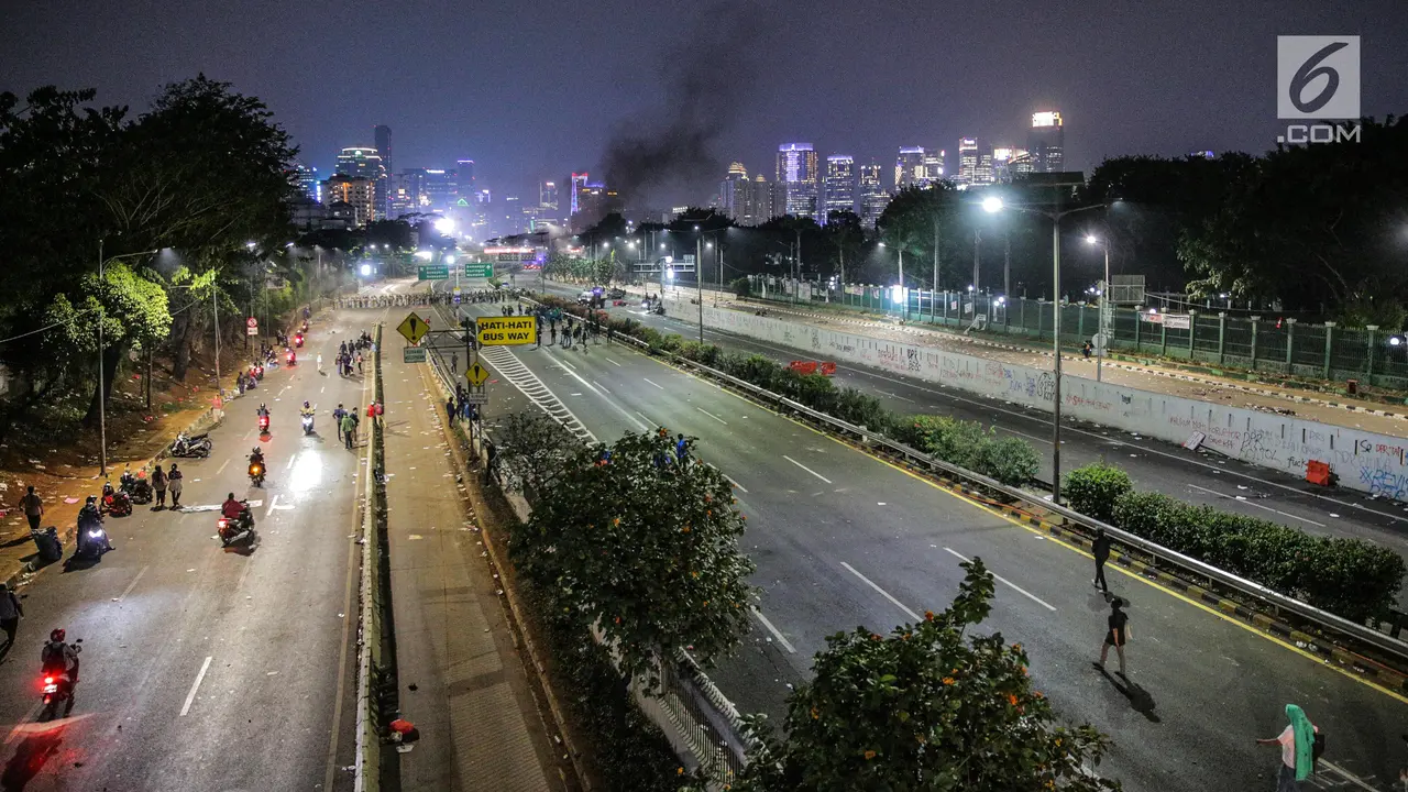 Pasca Demo Mahasiswa, Begini Kondisi di kawasan Jalan Depan DPR