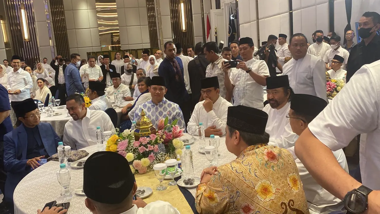 Buka bersama koalisi perubahan di nasdem tower anies baswedan